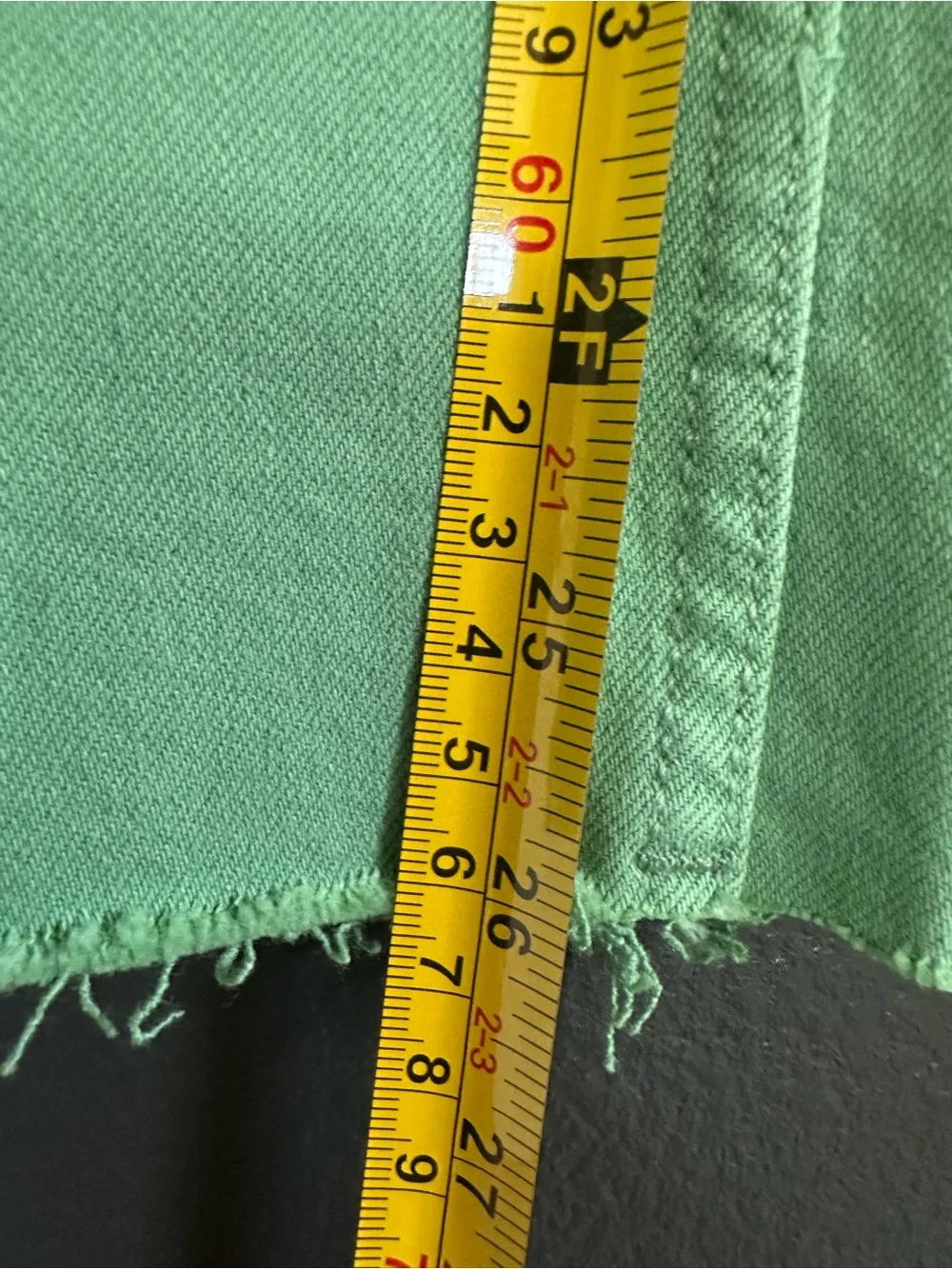 Pistola Penny Crop High Rise Wide Leg Jeans Avocado Green Size 28 Anthropologie - Picture 8 of 13